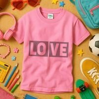 Love Dot Pattern Kids T-Shirt thumb 3