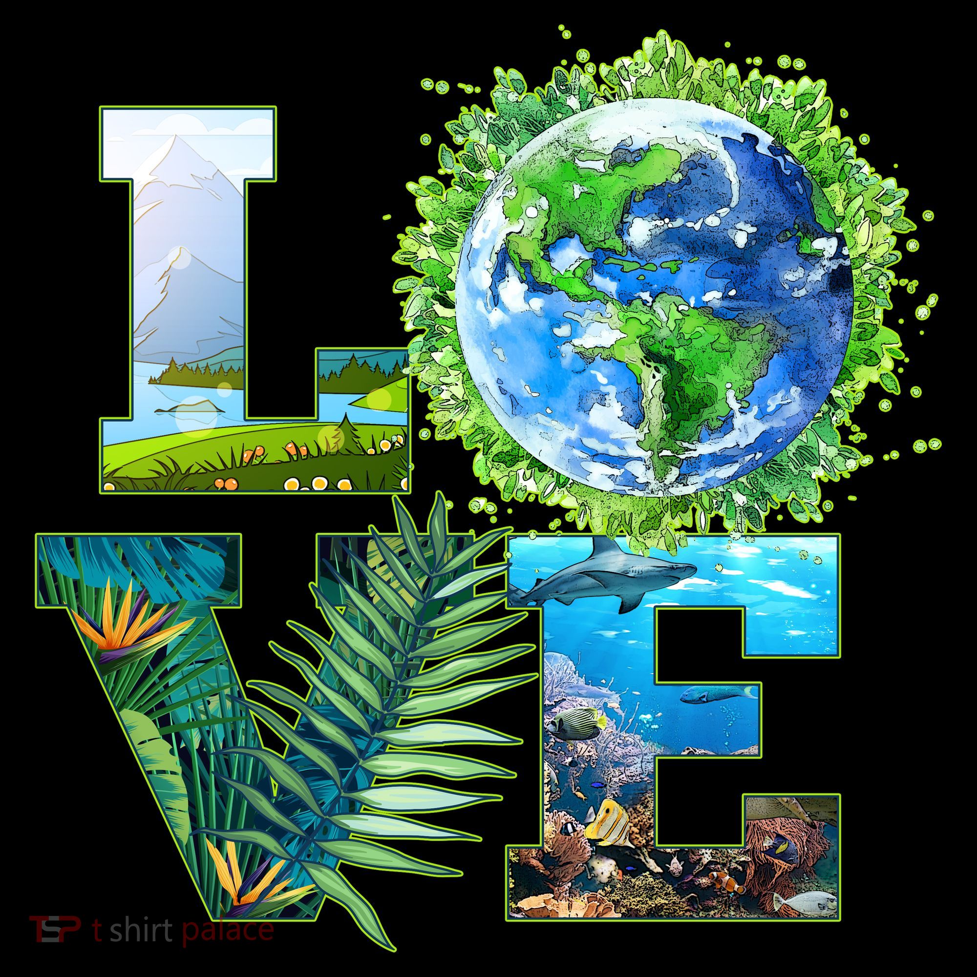 LOVE Earth Day Celebration Doggie Tank