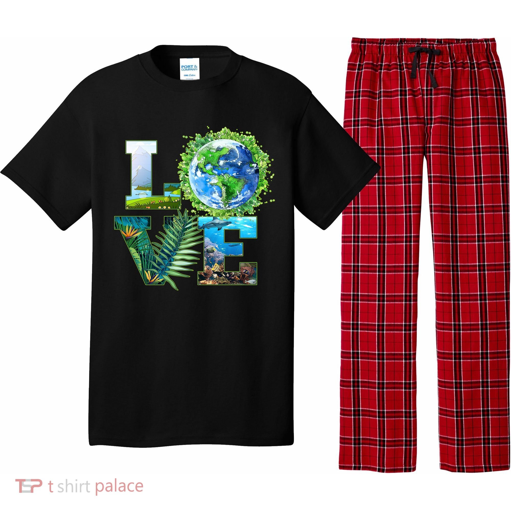 LOVE Earth Day Celebration Pajama Set