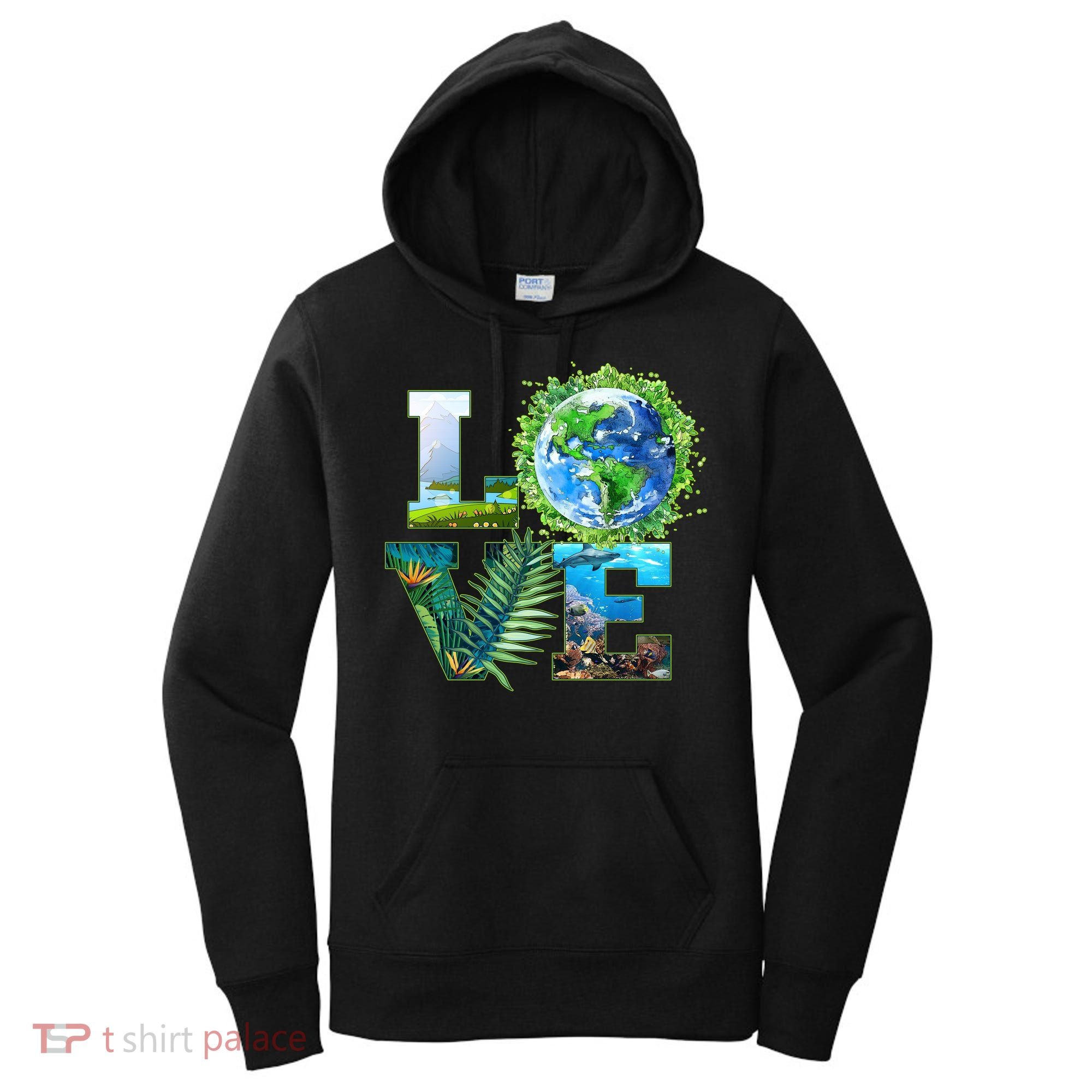 LOVE Earth Day Celebration Women's Hoodie