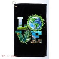 LOVE Earth Day Celebration Golf Towel thumb 0