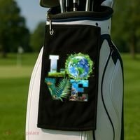 LOVE Earth Day Celebration Golf Towel thumb 2