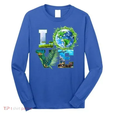 LOVE Earth Day Celebration Long Sleeve Shirt