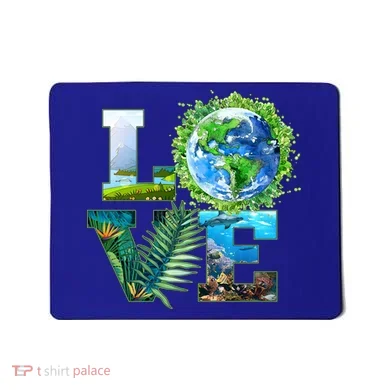 LOVE Earth Day Celebration Mousepad