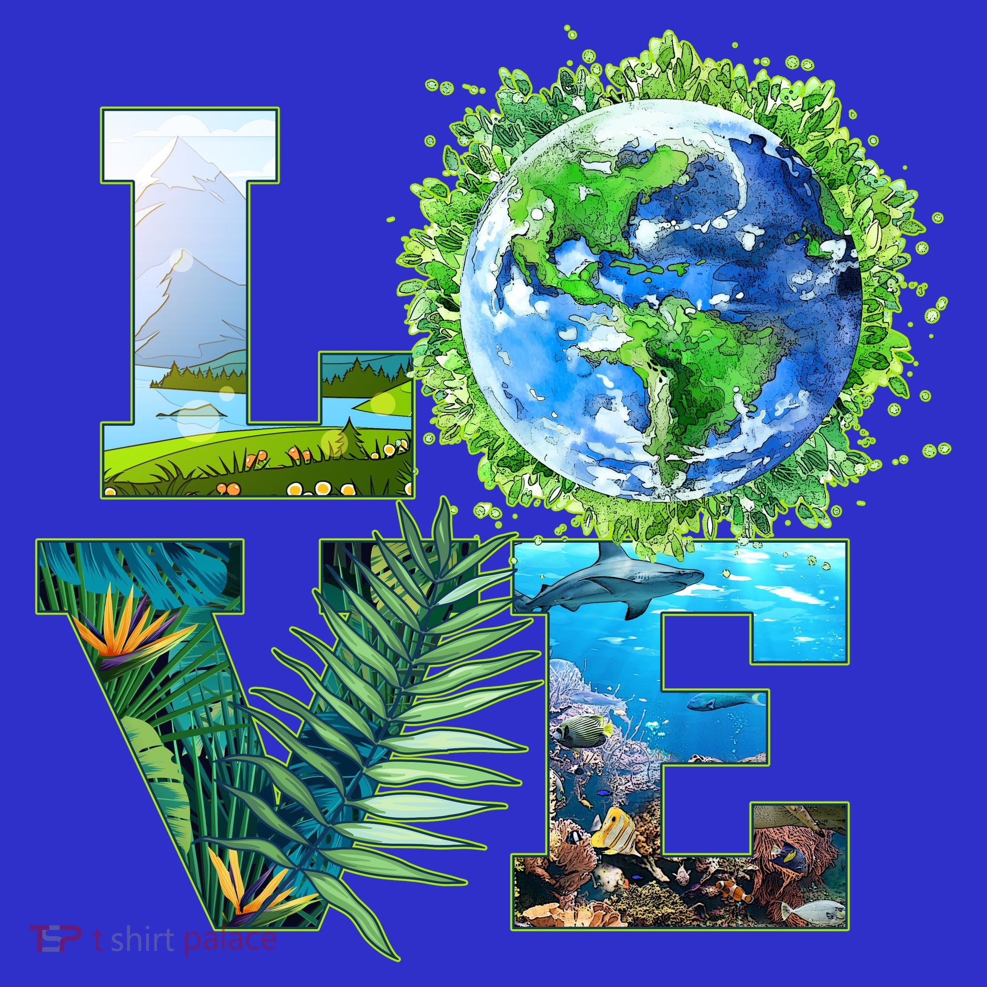 LOVE Earth Day Celebration Women's Tank Top