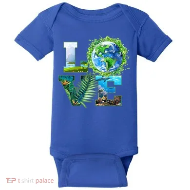 LOVE Earth Day Celebration Baby Bodysuit