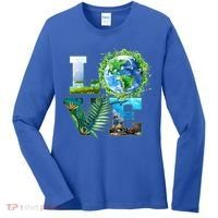 LOVE Earth Day Celebration Women's Long Sleeve Shirt thumb 0