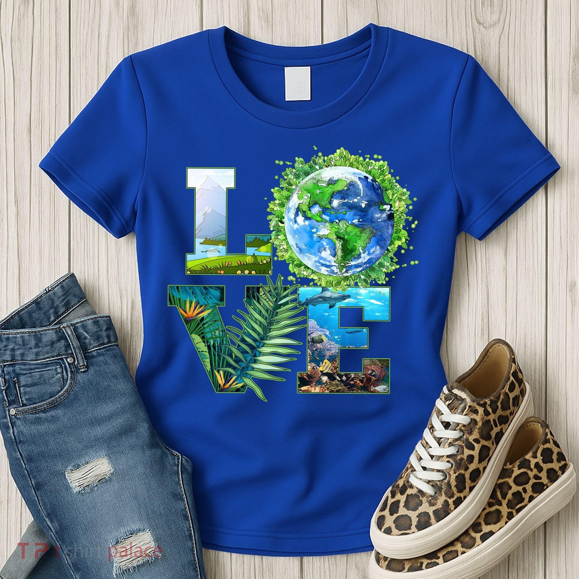 LOVE Earth Day Celebration Women's T-Shirt