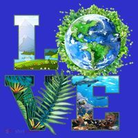 LOVE Earth Day Celebration Women's T-Shirt thumb 6