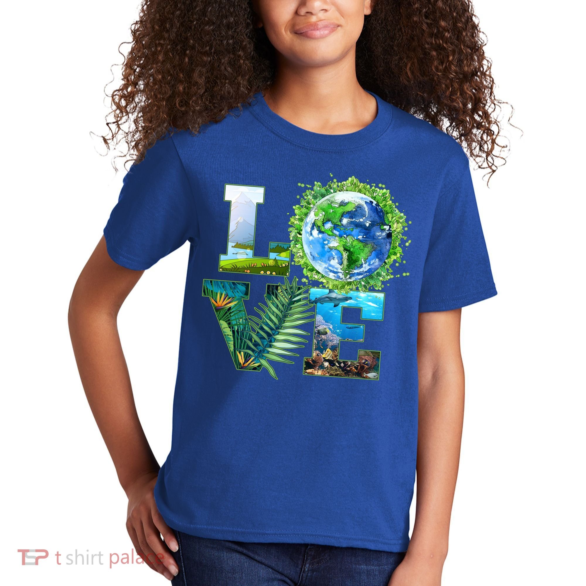 LOVE Earth Day Celebration Kids T-Shirt