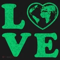 Love Earth Distressed Heart Bucket Hat thumb 4
