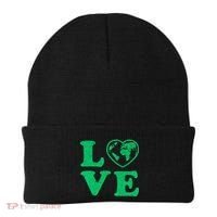 Love Earth Distressed Heart Beanie thumb 0
