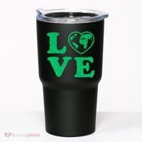 Love Earth Distressed Heart Tumbler thumb 0