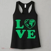 Love Earth Distressed Heart Women's Tank Top thumb 3