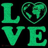Love Earth Distressed Heart Toddler Hoodie thumb 2