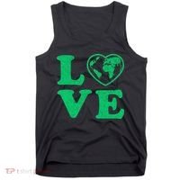 Love Earth Distressed Heart Tank Top thumb 0