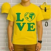 Love Earth Distressed Heart T-Shirt thumb 6
