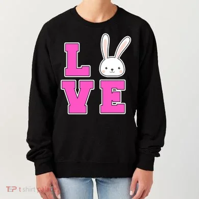 Love Easter Bunny Cute Women's Sweatshirt