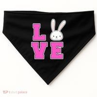 Love Easter Bunny Cute USA-Made Doggie Bandana thumb 0