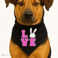 Love Easter Bunny Cute USA-Made Doggie Bandana thumb 1