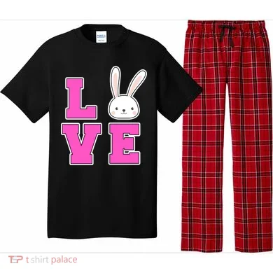 Love Easter Bunny Cute Pajama Set