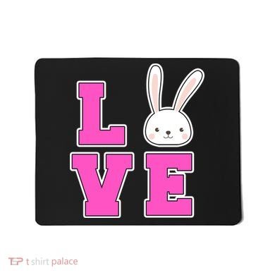 Love Easter Bunny Cute Mousepad