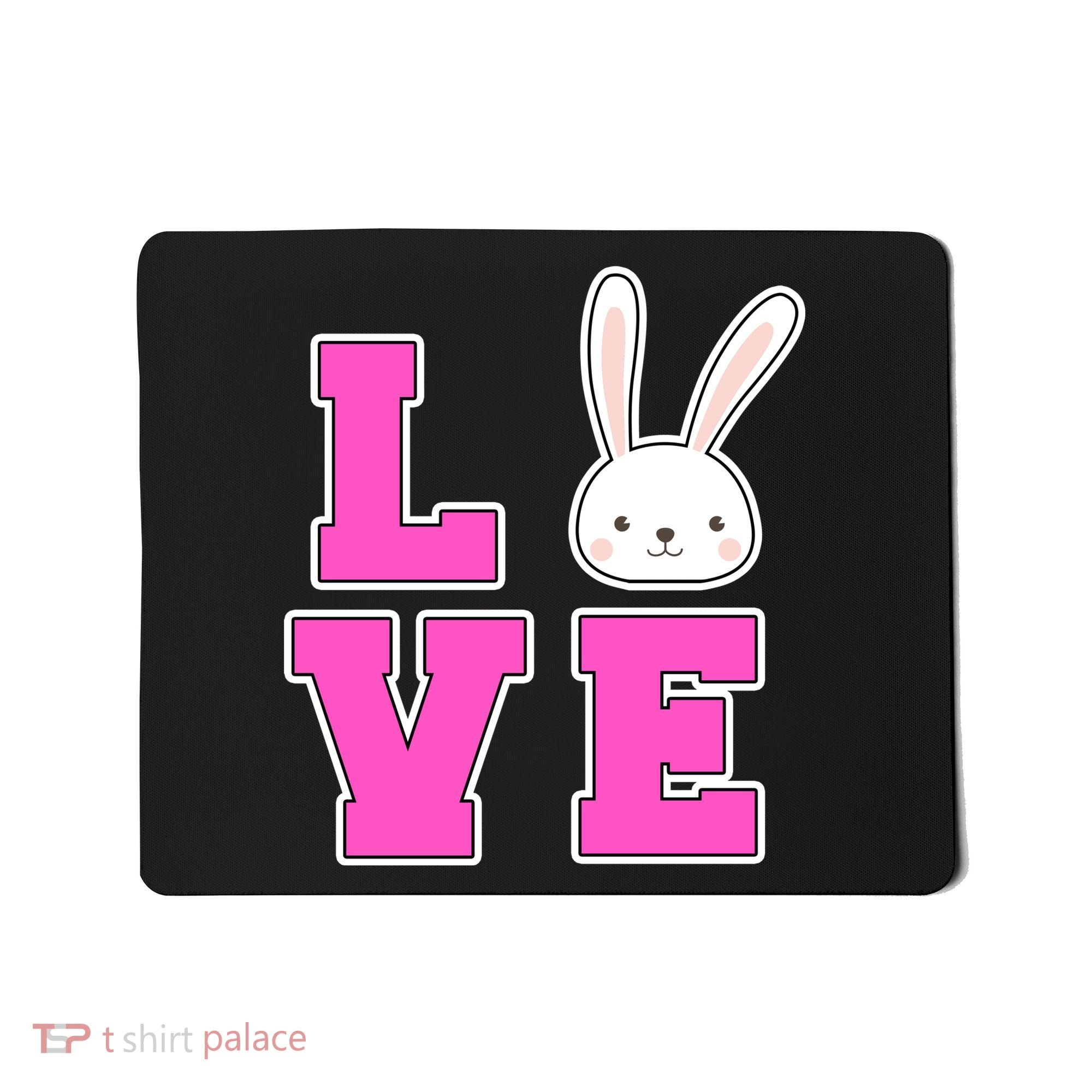 Love Easter Bunny Cute Mousepad