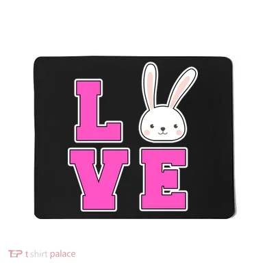 Love Easter Bunny Cute Mousepad