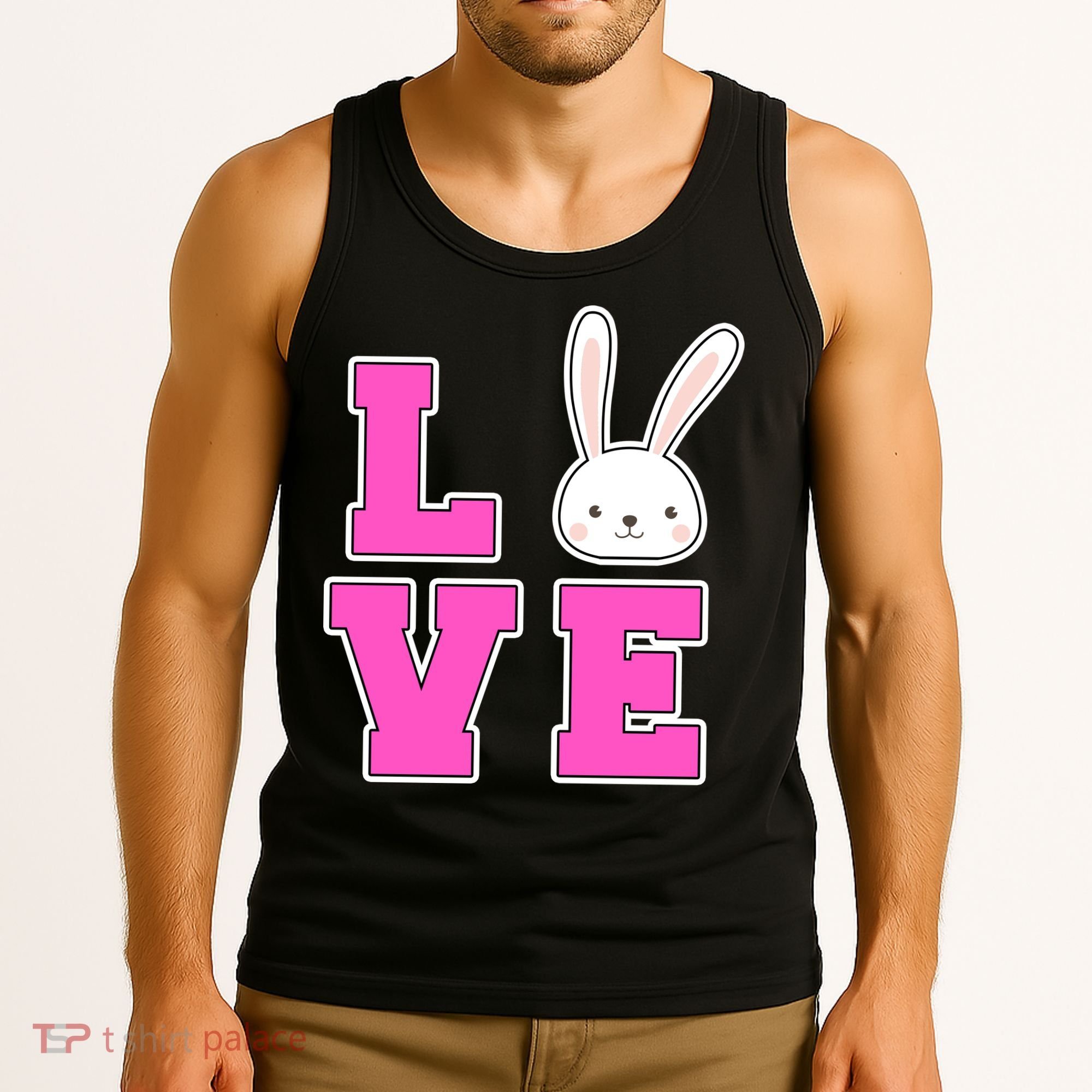 Love Easter Bunny Cute Tank Top