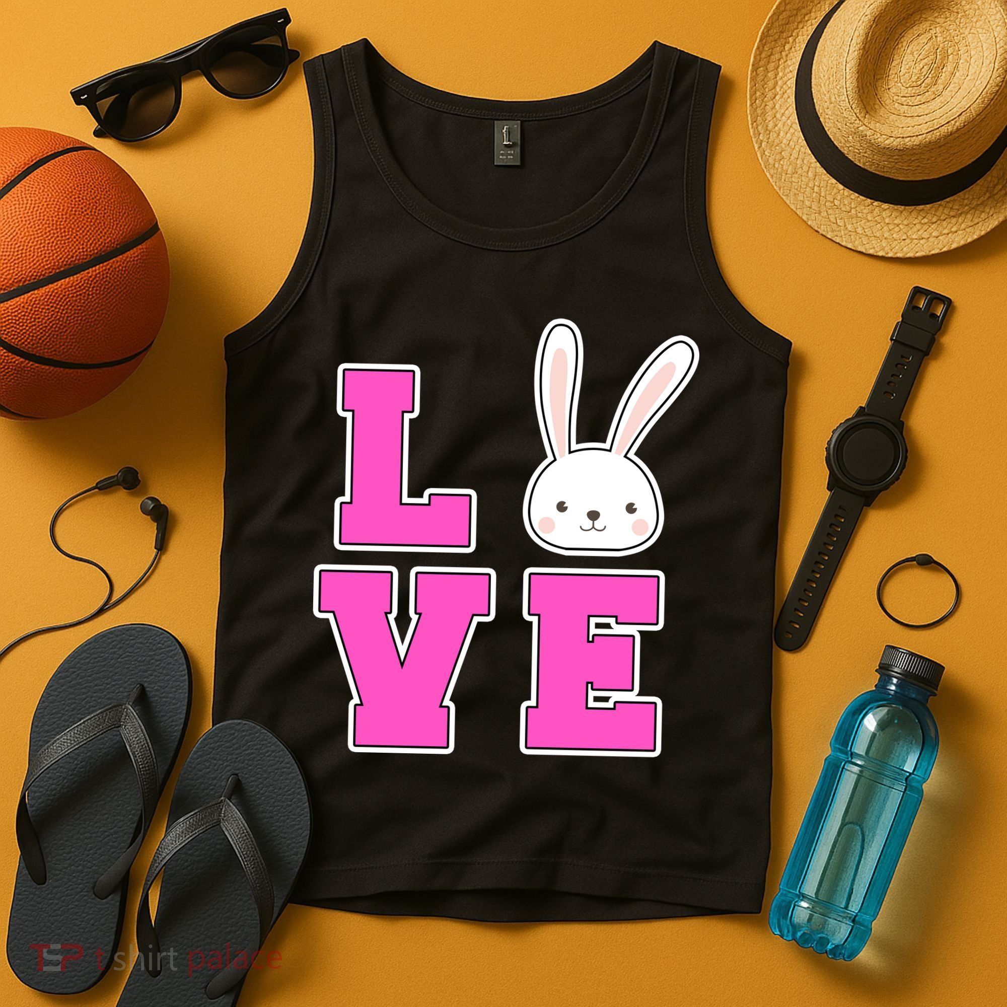 Love Easter Bunny Cute Tank Top
