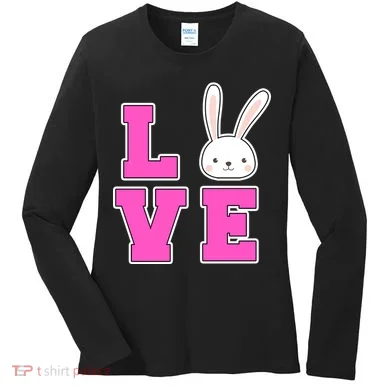 Love Easter Bunny Cute Women's Long Sleeve Shirt