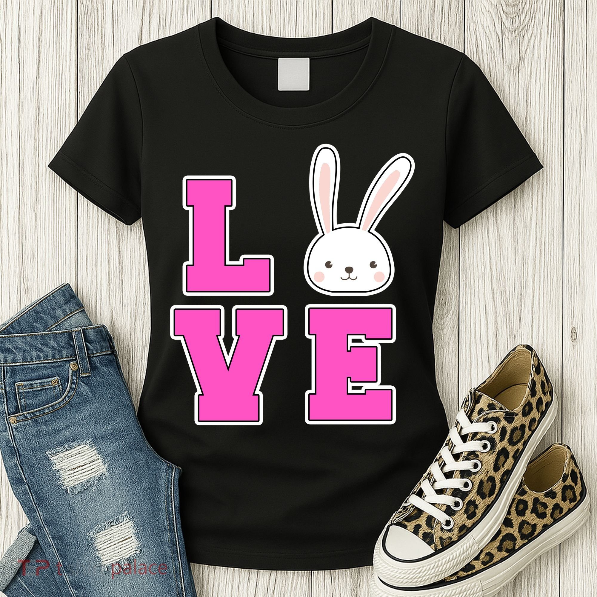Love Easter Bunny Cute Women's T-Shirt