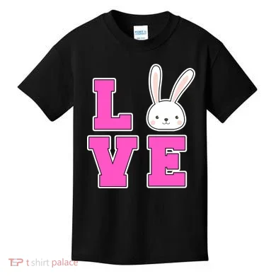 Love Easter Bunny Cute Kids T-Shirt