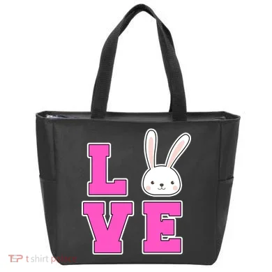 Love Easter Bunny Cute Tote Bag