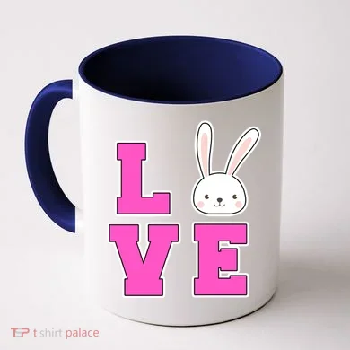 Love Easter Bunny Cute Coffee Mug