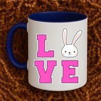Love Easter Bunny Cute Coffee Mug thumb 2
