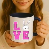 Love Easter Bunny Cute Coffee Mug thumb 3