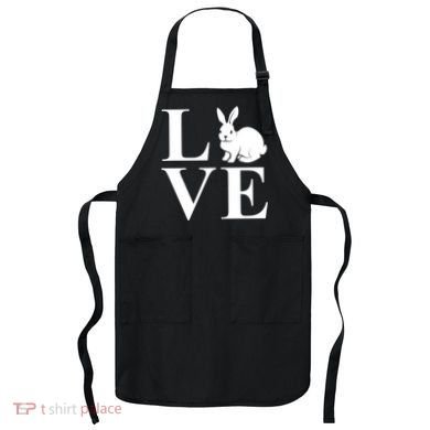Love Easter Bunny Rabbit Apron