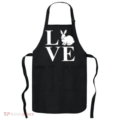 Love Easter Bunny Rabbit Apron