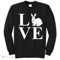 Love Easter Bunny Rabbit Sweatshirt thumb 0