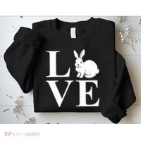 Love Easter Bunny Rabbit Sweatshirt thumb 2