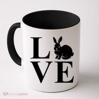 Love Easter Bunny Rabbit Coffee Mug thumb 0