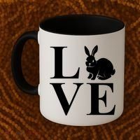 Love Easter Bunny Rabbit Coffee Mug thumb 2