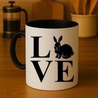 Love Easter Bunny Rabbit Coffee Mug thumb 4