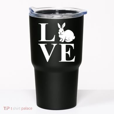 Love Easter Bunny Rabbit Tumbler