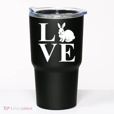 Love Easter Bunny Rabbit Tumbler