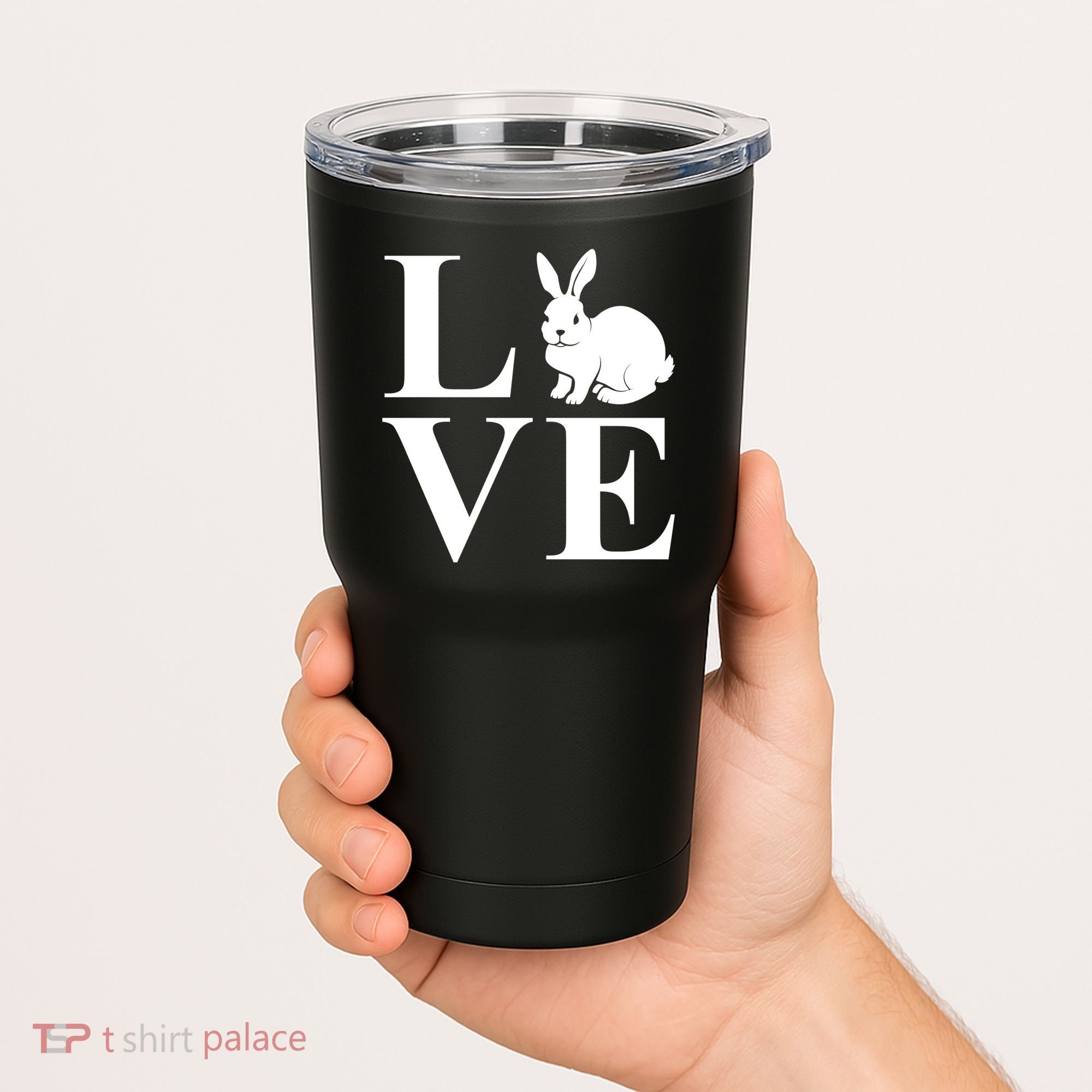 Love Easter Bunny Rabbit Tumbler