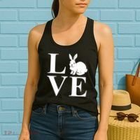 Love Easter Bunny Rabbit Women's Tank Top thumb 2