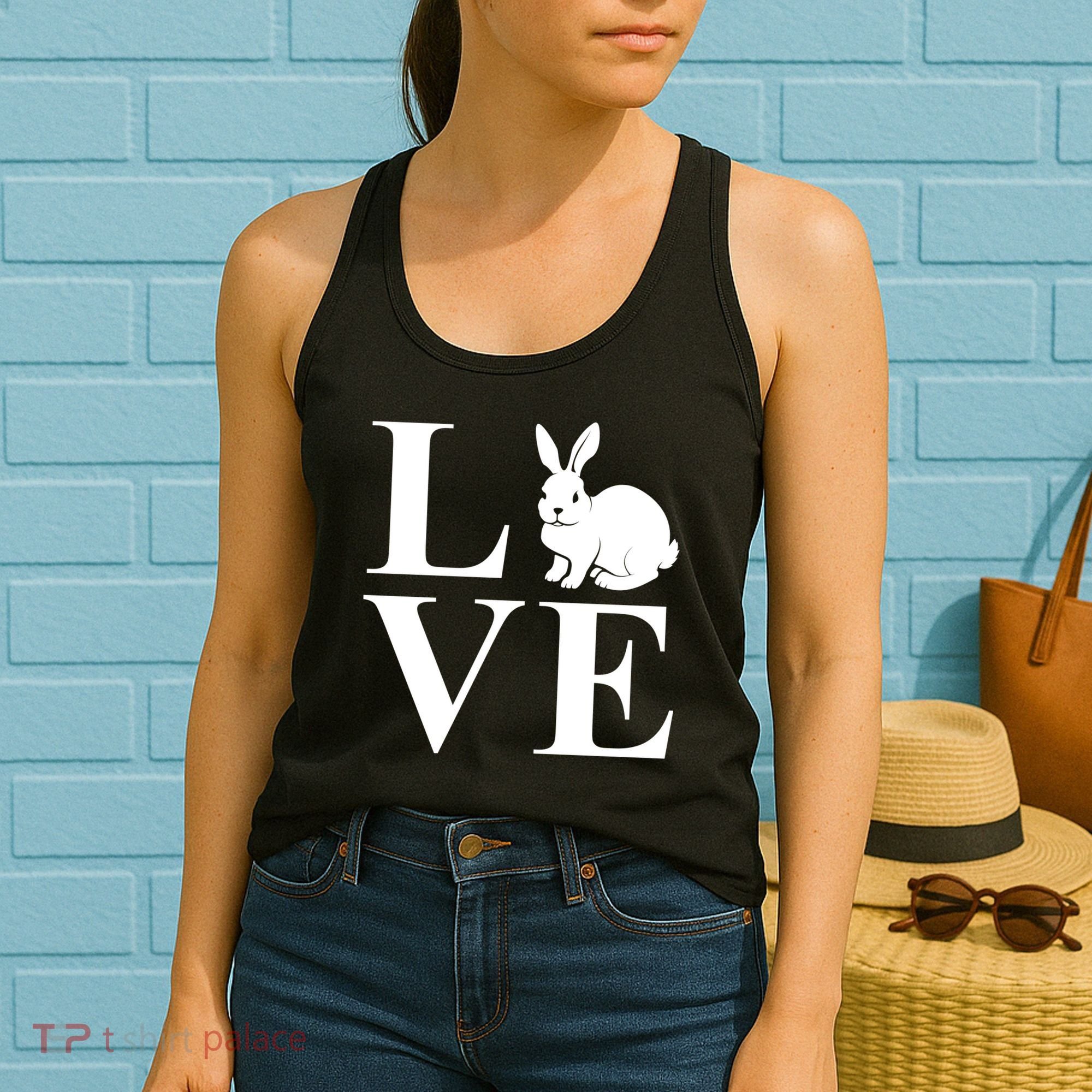 Love Easter Bunny Rabbit Women's Tank Top