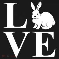 Love Easter Bunny Rabbit Tie Dye Hoodie thumb 2